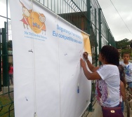 LANÇAMENTO DA EXPOSIÇÃO DE ARTE - PLACAS DE SINALIZAÇÃO - NTV