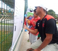 LANÇAMENTO DA EXPOSIÇÃO DE ARTE - PLACAS DE SINALIZAÇÃO - NTV