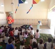 APLICAÇÃO DO PROJETO COLORIR - CMEI MARIA AMÉLIA - ETAPA ORIENTAR