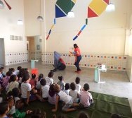 APLICAÇÃO DO PROJETO COLORIR - CMEI MARIA AMÉLIA - ETAPA ORIENTAR