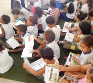 APLICAÇÃO DO PROJETO COLORIR - CMEI MARIA AMÉLIA - ETAPA ORIENTAR