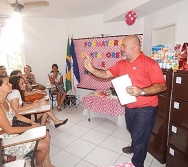 FORMATURA DA 5ª TURMA DO PROJETO CONT.  HISTÓRIAS COLORINDO VIDAS