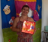 Caixa Mágica dos alunos do Curso Contando Histórias Colorindo vidas