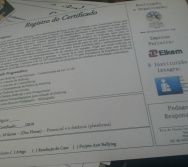 EQUIPE COLORIR PREPARANDO MATERIAL PARA O CURSO BULLYING BRINCADEIRA EM LIMITE