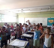 PROJETO NTV - EEEF JONES JOSÉ DO NASCIMENTO - CENTRAL CARAPINA - SENSIBILIZAÇÃO DE ALUNOS