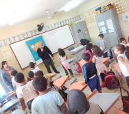 PROJETO NTV - EMEF ANTÔNIO V. REZENDE - CENTRAL CARAPINA - SENSIBILIZAÇÃO DE ALUNOS