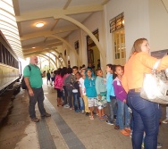 PROJETO NTV - EEEFM JONES JOSÉ DO NASCIMENTO - CENTRAL CARAPINA - SERRA - AULA DE CAMPO