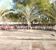 PROJETO NTV - EEEFM JONES JOSÉ DO NASCIMENTO - CENTRAL CARAPINA - SERRA - AULA DE CAMPO