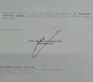 VOTO DE LOUVOR CONCEDIDO PELA CÂMARA MUNICIPAL DE VITÓRIA - ATRAVÉS DO VEREADOR VINICIUS SIMÕE