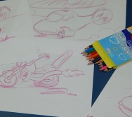 DESENHISTA ZOTA COM A TURMA DO NTV - PREMIAÇÃO DE ALUNOS - DESENHO DO MUSEU - EEEFM JONES JOSÉ