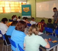 DESENHISTA ZOTA COM A TURMA DO NTV - PREMIAÇÃO DE ALUNOS - DESENHO DO MUSEU - EEEFM JONES JOSÉ