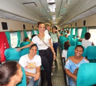 PROJETO NA TRILHA DOS VALORES - AULA DE CAMPO - PASSEIO DE TREM