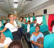 PROJETO NA TRILHA DOS VALORES - AULA DE CAMPO - PASSEIO DE TREM