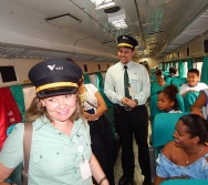 PROJETO NA TRILHA DOS VALORES - AULA DE CAMPO - PASSEIO DE TREM