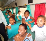 PROJETO NA TRILHA DOS VALORES - AULA DE CAMPO - PASSEIO DE TREM