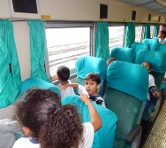 PROJETO NA TRILHA DOS VALORES - AULA DE CAMPO - PASSEIO DE TREM
