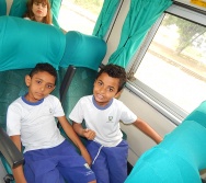 PROJETO NA TRILHA DOS VALORES - AULA DE CAMPO - PASSEIO DE TREM