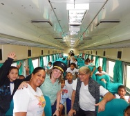 PROJETO NA TRILHA DOS VALORES - AULA DE CAMPO - PASSEIO DE TREM