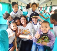 PROJETO NA TRILHA DOS VALORES - AULA DE CAMPO - PASSEIO DE TREM