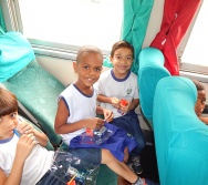 PROJETO NA TRILHA DOS VALORES - AULA DE CAMPO - PASSEIO DE TREM