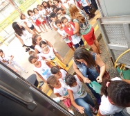 PROJETO NA TRILHA DOS VALORES - AULA DE CAMPO - PASSEIO DE TREM