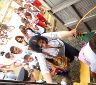 PROJETO NA TRILHA DOS VALORES - AULA DE CAMPO - PASSEIO DE TREM