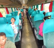 PROJETO NA TRILHA DOS VALORES - AULA DE CAMPO - PASSEIO DE TREM