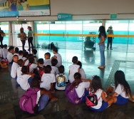 PROJETO NA TRILHA DOS VALORES - AULA DE CAMPO - PASSEIO DE TREM