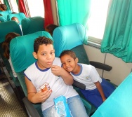 PROJETO NA TRILHA DOS VALORES - AULA DE CAMPO - PASSEIO DE TREM