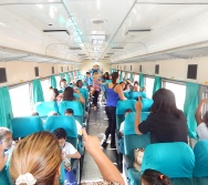 PROJETO NA TRILHA DOS VALORES - AULA DE CAMPO - PASSEIO DE TREM