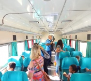 PROJETO NA TRILHA DOS VALORES - AULA DE CAMPO - PASSEIO DE TREM