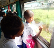 PROJETO NA TRILHA DOS VALORES - AULA DE CAMPO - PASSEIO DE TREM