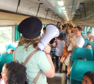 PROJETO NA TRILHA DOS VALORES - AULA DE CAMPO - PASSEIO DE TREM