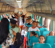 PROJETO NA TRILHA DOS VALORES - AULA DE CAMPO - PASSEIO DE TREM