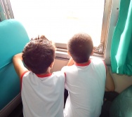PROJETO NA TRILHA DOS VALORES - AULA DE CAMPO - PASSEIO DE TREM