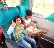 PROJETO NA TRILHA DOS VALORES - AULA DE CAMPO - PASSEIO DE TREM