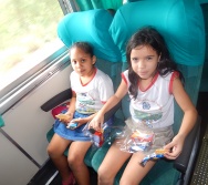 PROJETO NA TRILHA DOS VALORES - AULA DE CAMPO - PASSEIO DE TREM