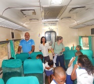 PROJETO NA TRILHA DOS VALORES - AULA DE CAMPO - PASSEIO DE TREM