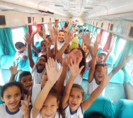 PROJETO NA TRILHA DOS VALORES - AULA DE CAMPO - PASSEIO DE TREM