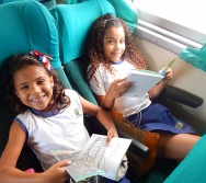 PROJETO NA TRILHA DOS VALORES - AULA DE CAMPO - PASSEIO DE TREM