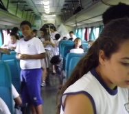 PROJETO NA TRILHA DOS VALORES - AULA DE CAMPO - PASSEIO DE TREM