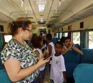 PROJETO NA TRILHA DOS VALORES - AULA DE CAMPO - PASSEIO DE TREM