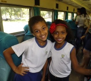 PROJETO NA TRILHA DOS VALORES - AULA DE CAMPO - PASSEIO DE TREM