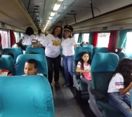 PROJETO NA TRILHA DOS VALORES - AULA DE CAMPO - PASSEIO DE TREM