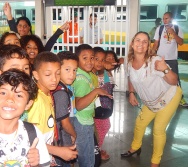 PROJETO NA TRILHA DOS VALORES - AULA DE CAMPO - PASSEIO DE TREM