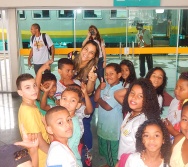 PROJETO NA TRILHA DOS VALORES - AULA DE CAMPO - PASSEIO DE TREM