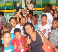 PROJETO NA TRILHA DOS VALORES - AULA DE CAMPO - PASSEIO DE TREM