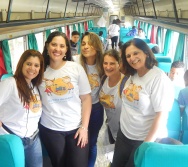 PROJETO NA TRILHA DOS VALORES - AULA DE CAMPO - PASSEIO DE TREM