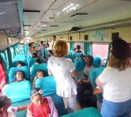 PROJETO NA TRILHA DOS VALORES - AULA DE CAMPO - PASSEIO DE TREM