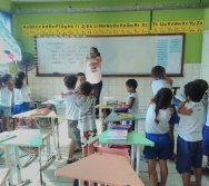 PROJETO CUIDA DE MIM - ENFRENTAMENTO AO BULLYING - SENSIBILIZAÇÃO DE ALUNOS 1º ENCONTRO